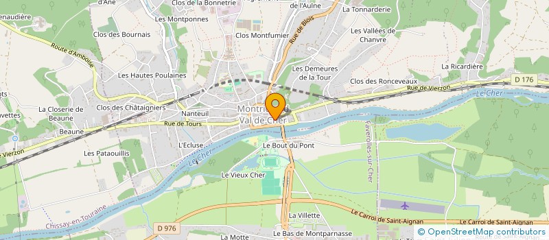 localisation de l'entreprise SCI JM3B à MONTRICHARD-VAL-DE-CHER
