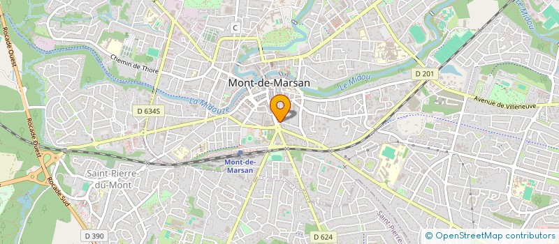 localisation de l'entreprise SCI JMA à MONT-DE-MARSAN