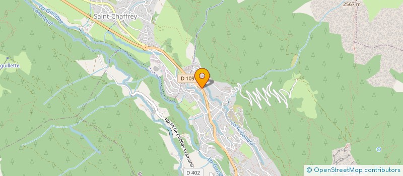 localisation de l'entreprise SCI JMA à BRIANCON