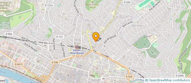 localisation de l'entreprise SCI JMA à ROUEN