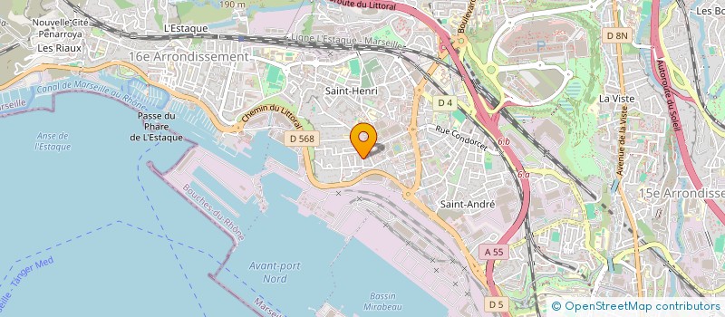 localisation de l'entreprise SCI JMA à MARSEILLE