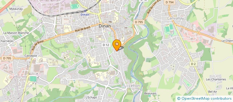 localisation de l'entreprise SCI JMA PINAULT  DINAN