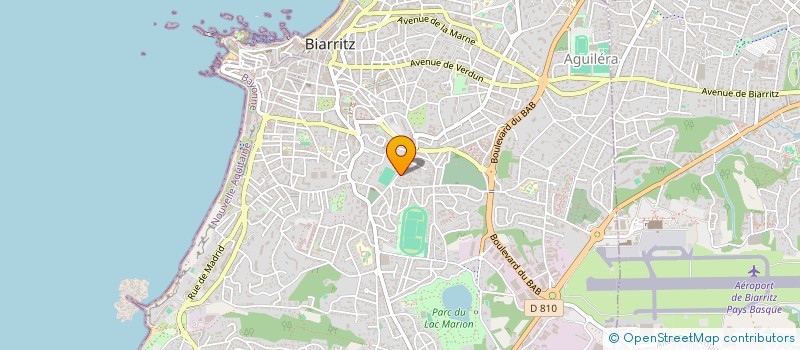 localisation de l'entreprise SCI JMAC à BIARRITZ