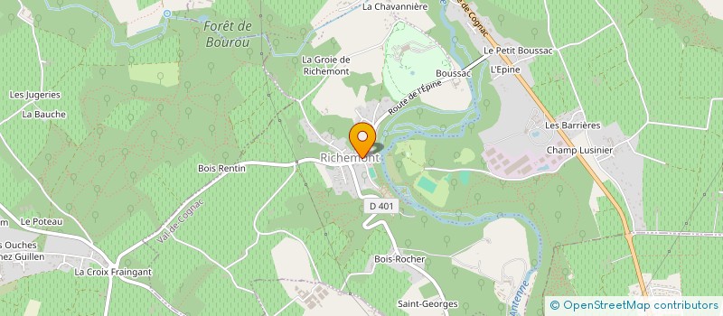 localisation de l'entreprise SCI JMAC  VAL-DE-COGNAC