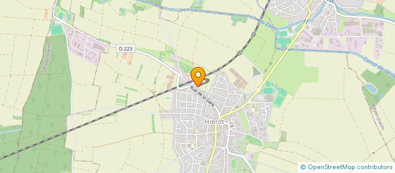 localisation de l'entreprise SCI JMAK  HRDT