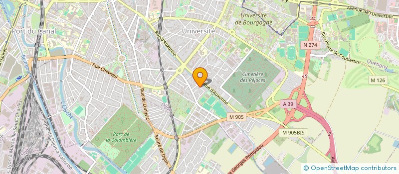 localisation de l'entreprise SCI JMAL LOUISBLANC à DIJON