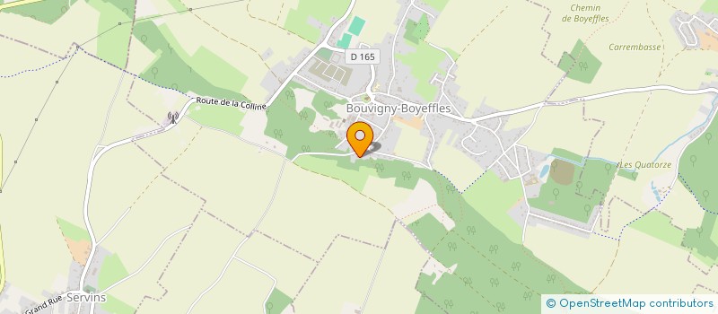 localisation de l'entreprise SCI JMB  BOUVIGNY-BOYEFFLES