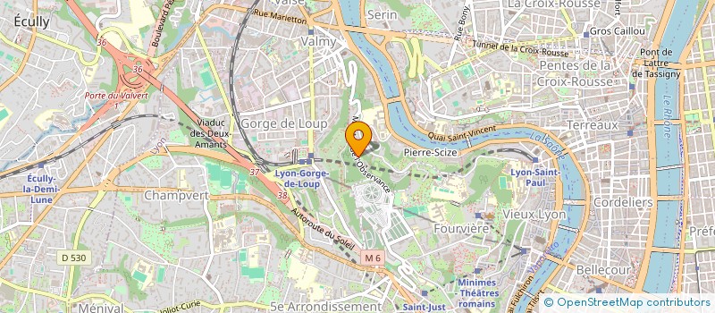 localisation de l'entreprise SCI JMB SAINT CLAIR  CALUIRE-ET-CUIRE