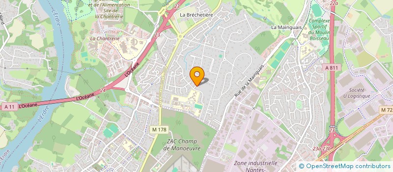 localisation de l'entreprise SCI JMBD  CARQUEFOU