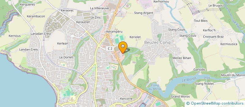 localisation de l'entreprise SCI JMBEM  CONCARNEAU