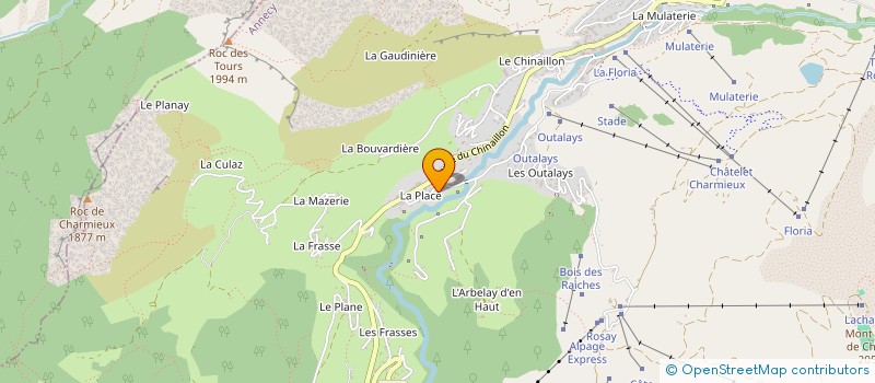 localisation de l'entreprise SCI JMBM  LE GRAND-BORNAND