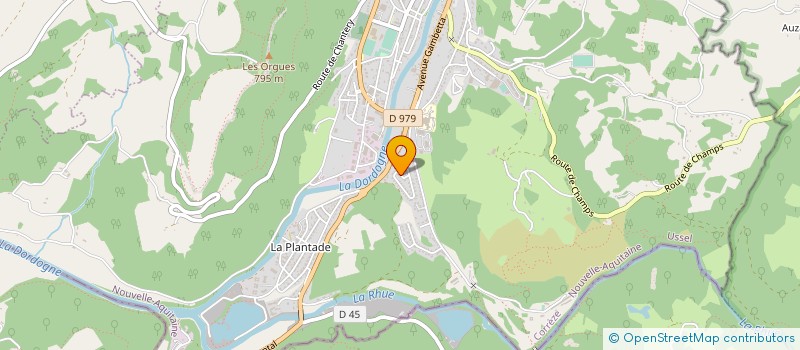 localisation de l'entreprise SCI JMBP  BORT-LES-ORGUES