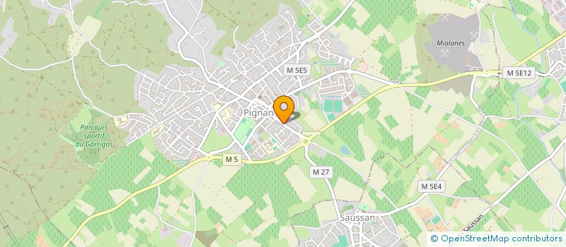 localisation de l'entreprise SCI JMC à PIGNAN