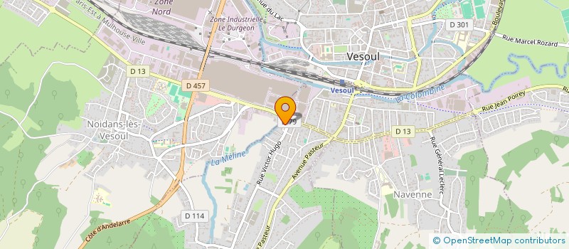localisation de l'entreprise SCI JMC à VESOUL