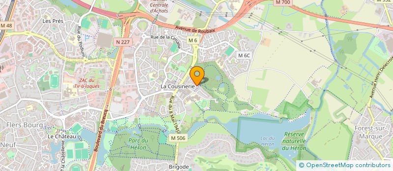 localisation de l'entreprise SCI JMC à VILLENEUVE-D'ASCQ