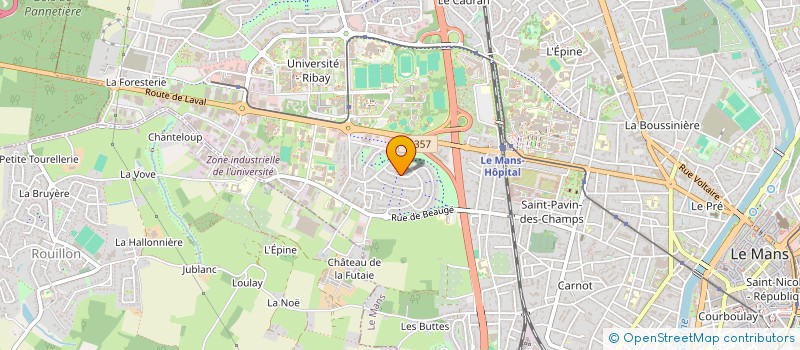 localisation de l'entreprise SCI JMC  LE MANS