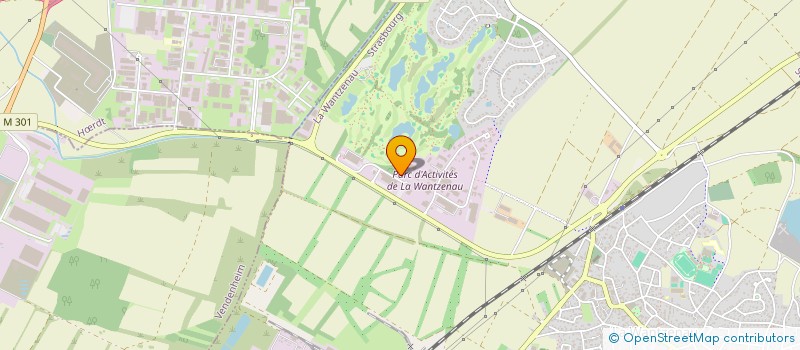 localisation de l'entreprise SCI JMC  LA WANTZENAU