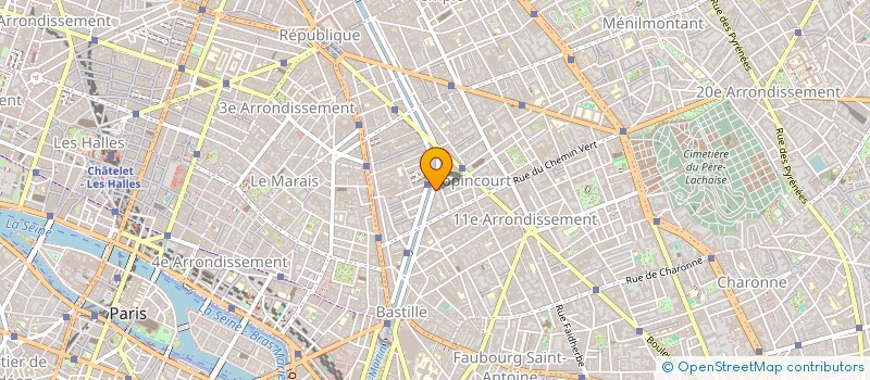 localisation de l'entreprise SCI JMC  PARIS