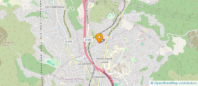 localisation de l'entreprise SCI JMC à SEPTEMES-LES-VALLONS