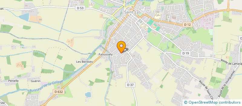 localisation de l'entreprise SCI JMC  SAINT-LYS