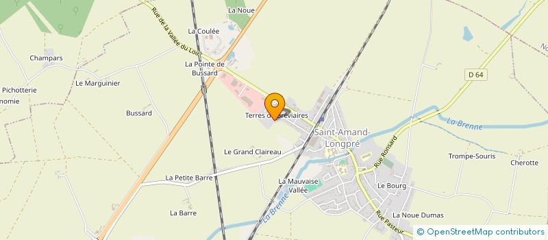 localisation de l'entreprise SCI JMC  SAINT-AMAND-LONGPRE