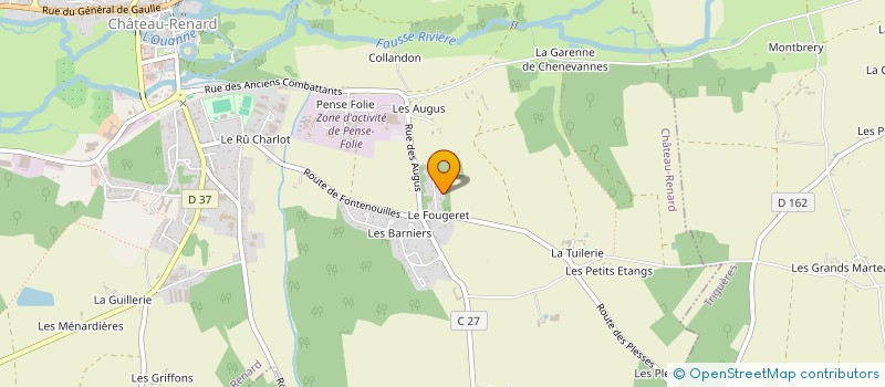 localisation de l'entreprise SCI JMC IMMO  CHATEAU-RENARD