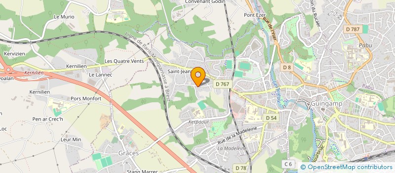 localisation de l'entreprise SCI JMCA  GRACES