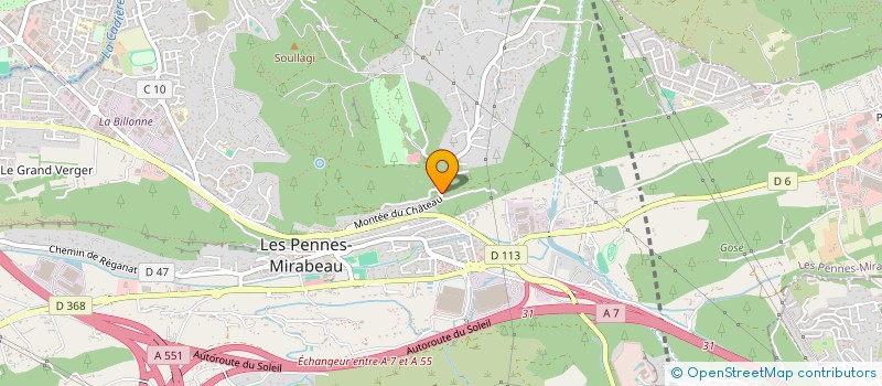 localisation de l'entreprise SCI JMCA à LES PENNES-MIRABEAU