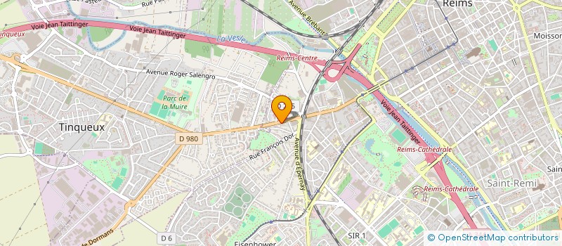 localisation de l'entreprise SCI JMCB  REIMS