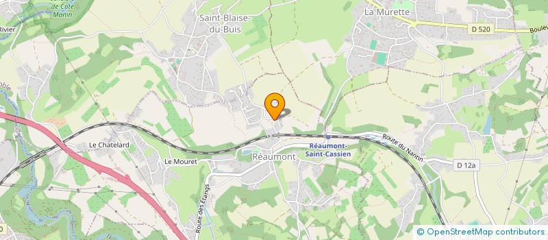 localisation de l'entreprise SCI JMCB  REAUMONT