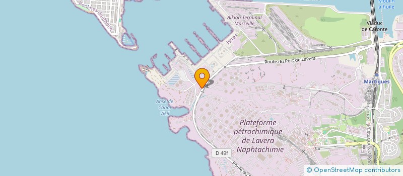 localisation de l'entreprise SCI JMCC  MARIGNANE