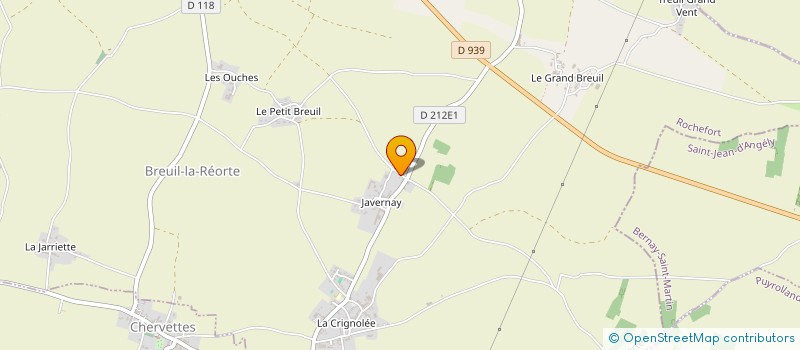 localisation de l'entreprise SCI JMCD  BREUIL-LA-REORTE