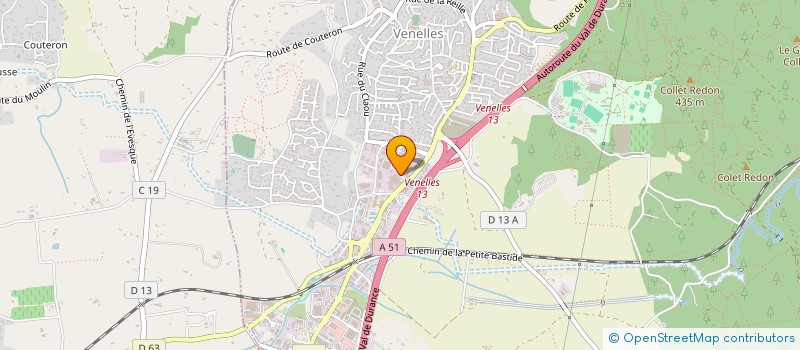 localisation de l'entreprise SCI JMCFP  VENELLES