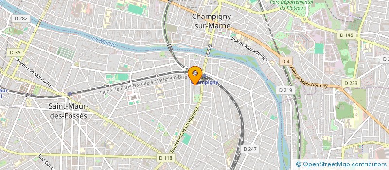 localisation de l'entreprise SCI JMCH à SAINT-MAUR-DES-FOSSES