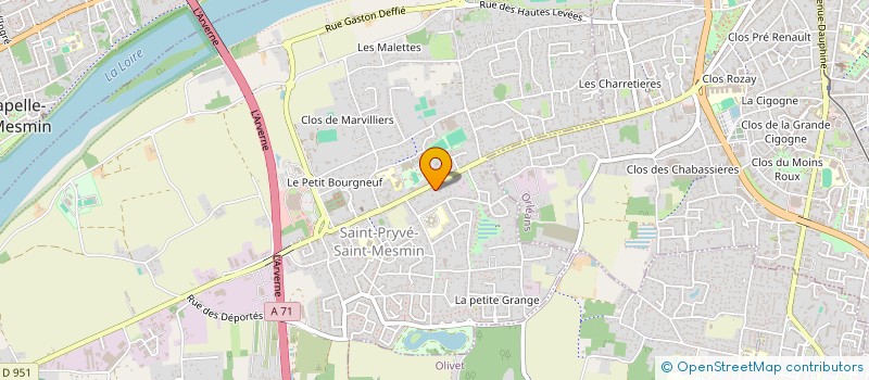 localisation de l'entreprise SCI JMCL à SAINT-PRYVE-SAINT-MESMIN