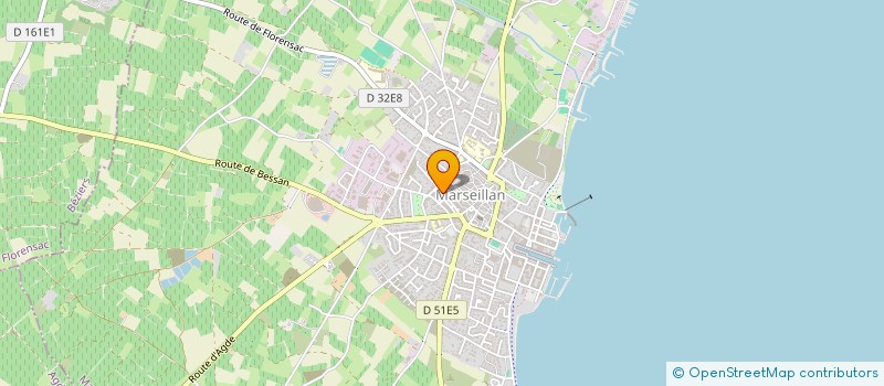 localisation de l'entreprise SCI JMCM à MARSEILLAN
