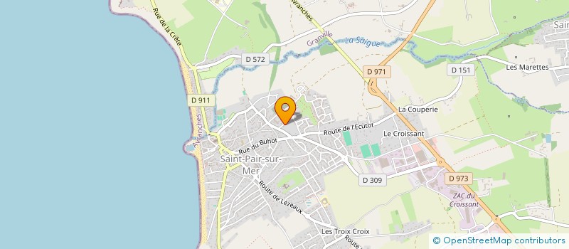 localisation de l'entreprise SCI JMCO  SAINT-PAIR-SUR-MER