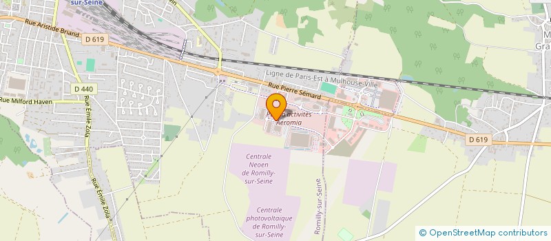 localisation de l'entreprise SCI JMCO à ROMILLY-SUR-SEINE