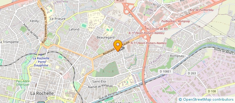 localisation de l'entreprise SCI JMD à LA ROCHELLE