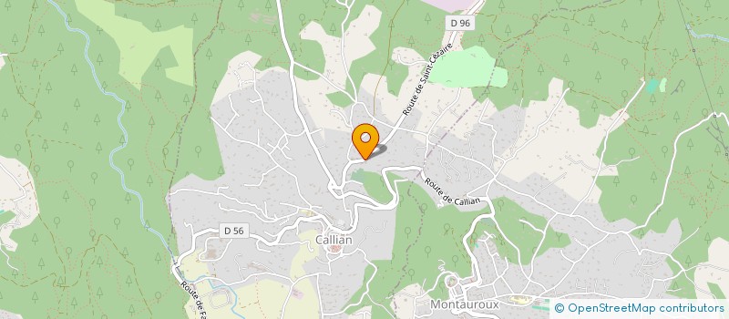 localisation de l'entreprise SCI JMD  CALLIAN