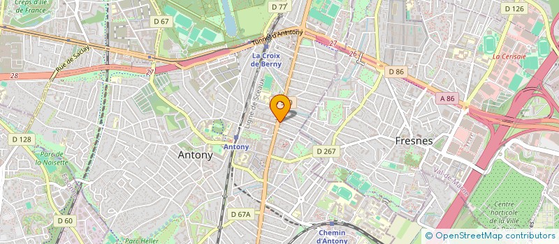 localisation de l'entreprise SCI JMD à ANTONY