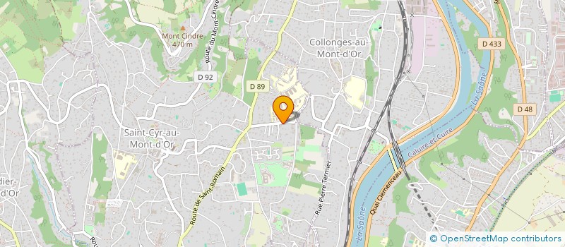 localisation de l'entreprise SCI JMD  SAINT-CYR-AU-MONT-D'OR