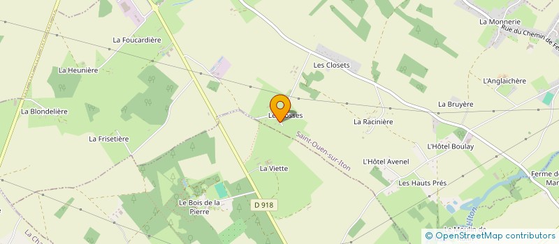 localisation de l'entreprise SCI JMD à SAINT-OUEN-SUR-ITON