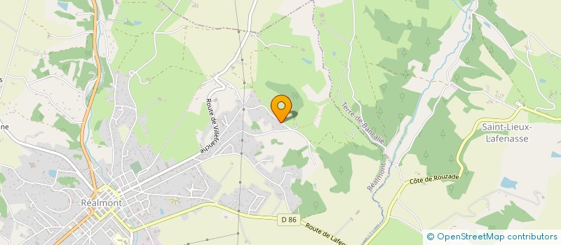 localisation de l'entreprise SCI JMD  REALMONT