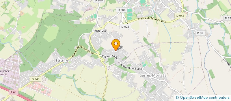 localisation de l'entreprise SCI JMDAL  MORLAAS