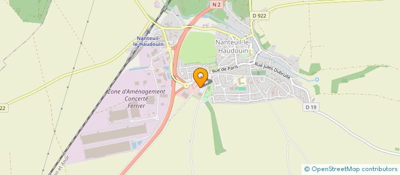 localisation de l'entreprise SCI JMDF  CHEVREVILLE