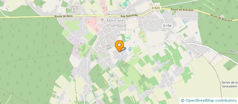 localisation de l'entreprise SCI JME  MONT-PRES-CHAMBORD