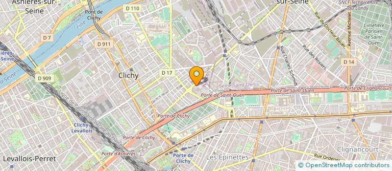 localisation de l'entreprise SCI JME IMMOBILIER à CLICHY