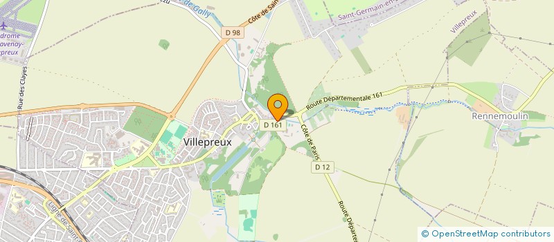 localisation de l'entreprise SCI JMEM  VILLEPREUX