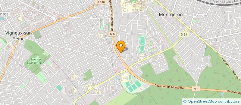 localisation de l'entreprise SCI JMEN à MONTGERON
